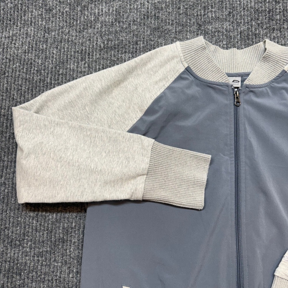 C9 Champion Grey Zip Bomber Jacket Womens XXL Athletic Athleisure‎ Lightweight